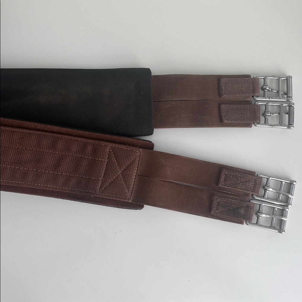 Professionals Choice SMx English Girth Chocolate Size 52 - Picture 4 of 9